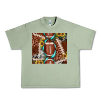 Oil Green football leopard gemstone sunflower tumbler3 Urban Heavy Tee - JahusDesignShop