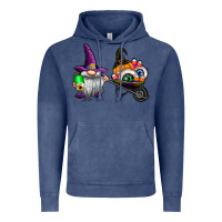 Vintage Denim halloween Vintage Hoodie - CowhideDigitalArt