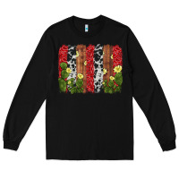Black cactus cowhide  brushstroke Long Sleeve Tee - AdoDesignShop