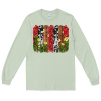 Matcha cactus cowhide  brushstroke Long Sleeve Tee - AdoDesignShop