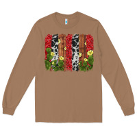 Toasted Coconut cactus cowhide  brushstroke Long Sleeve Tee - AdoDesignShop