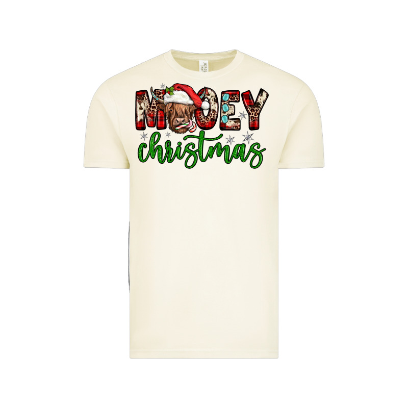Mooey Christmas Vintage Tee by JahusDesignShop | Teevron