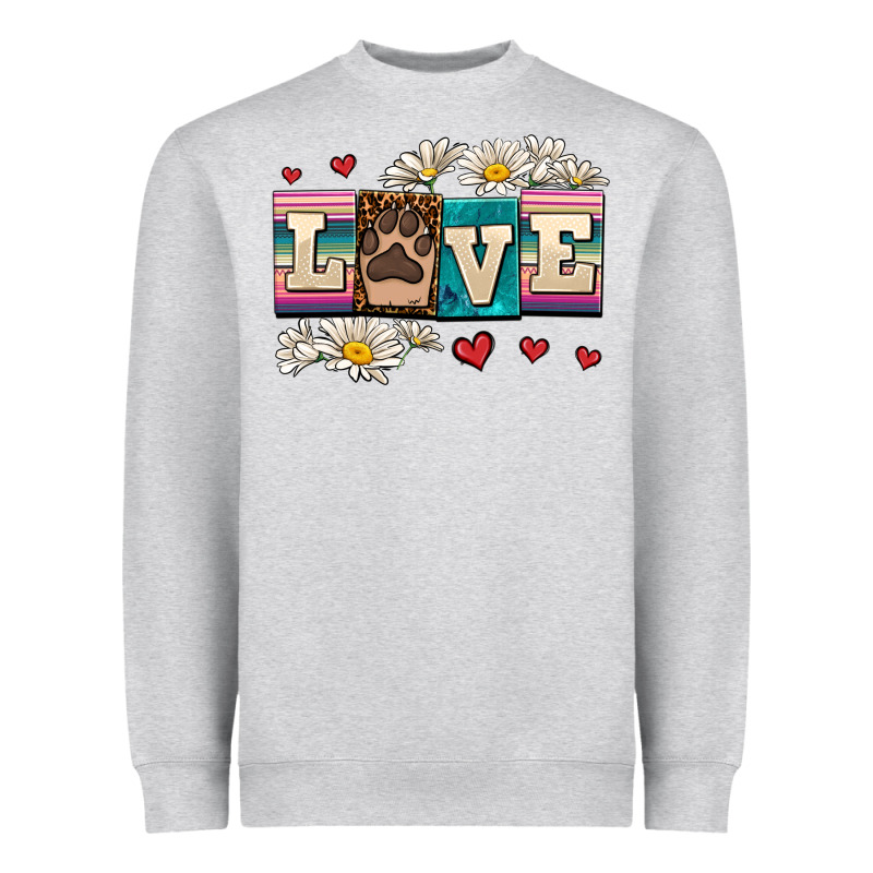 Love Dog Heavyweight Sweatshirt by AdoDesignShop | Teevron