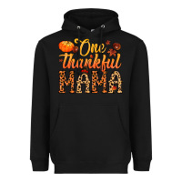 Black one thankful mama Heavyweight Hoodie - MaliasSmallBusiness