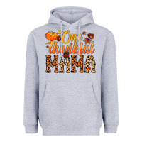 Heather Grey one thankful mama Heavyweight Hoodie - MaliasSmallBusiness