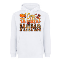 White one thankful mama Heavyweight Hoodie - MaliasSmallBusiness
