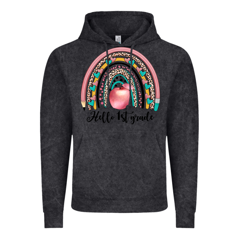 Hello 1 St Grade Vintage Hoodie by JahusDesignShop | Teevron