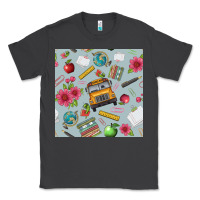 Smoke school bus back to school seamless pattern Classic Tee - BundleAndBundleShop