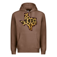 Chestnut Western Texas Map Leopard Pattern Premium Hoodie - Bettercallsaul