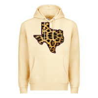 Pina Colada Western Texas Map Leopard Pattern Premium Hoodie - Bettercallsaul