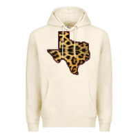 Tofu Western Texas Map Leopard Pattern Premium Hoodie - Bettercallsaul