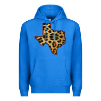 True Royal Western Texas Map Leopard Pattern Premium Hoodie - Bettercallsaul
