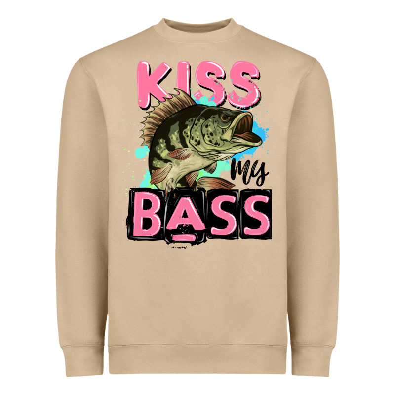 Kiss My Bass Heavyweight Sweatshirt by JahusDesignShop | Teevron