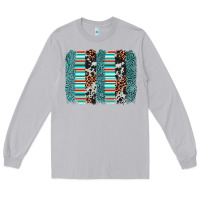 Moon Dust serape leopard cowhide  brushstroke Long Sleeve Tee - AdoDesignShop