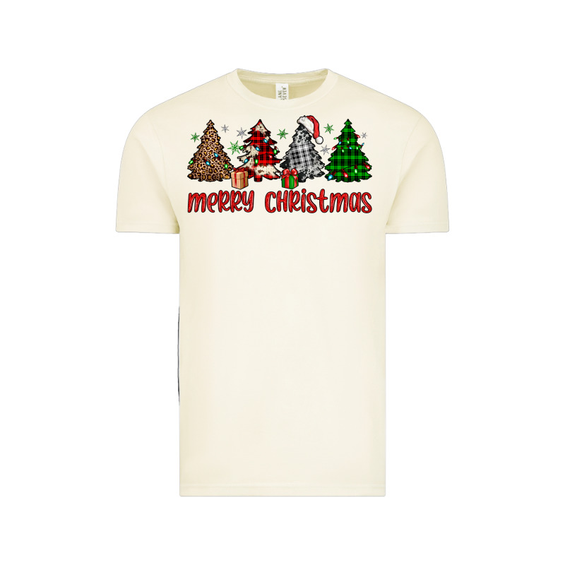 Merry Christmas Tree Vintage Tee by JahusDesignShop | Teevron