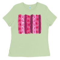 Matcha breast cancer brushstroke Ladies Tee - AdoDesignShop