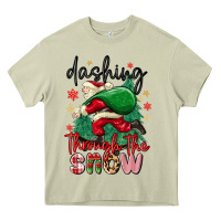 Mossy dashing through the snow Heavy Core Tee - MaliasSmallBusiness