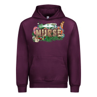 Mauve Wine Easter egg Nurse bunny Easter Day Urban Hoodie - HowdyJamesFarm