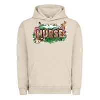 Pigment French Oak Easter egg Nurse bunny Easter Day Urban Hoodie - HowdyJamesFarm