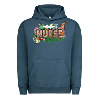 Pigment Midnight Navy Easter egg Nurse bunny Easter Day Urban Hoodie - HowdyJamesFarm