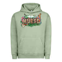 Pigment Oil Green Easter egg Nurse bunny Easter Day Urban Hoodie - HowdyJamesFarm