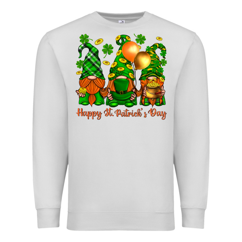 Happy St. Patricks Day With Gnomies Premium Sweatshirt by BundleAndBundleShop | Teevron