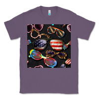 4th Of July Glasses  Seamless Pattern Classic Tee | Teevron