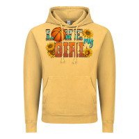 Vintage Mustard love my girl basketball Vintage Hoodie - HRA Design Shop