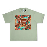 Oil Green football leopard cowhide Urban Heavy Tee - JahusDesignShop