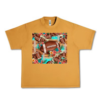 Peanut Butter football leopard cowhide Urban Heavy Tee - JahusDesignShop