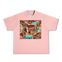 Salmon football leopard cowhide Urban Heavy Tee - JahusDesignShop