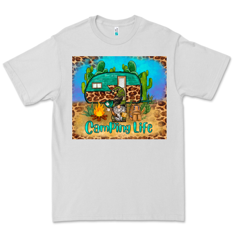 Camping Life Tumbler Premium Tee by BarkalooDesign | Teevron