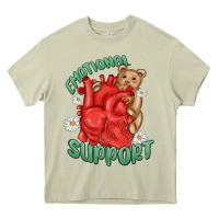 Mossy emotional support Heavy Core Tee - MaliasSmallBusiness