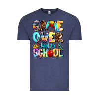Vintage Denim game over back to school Vintage Tee - AdoDesignShop