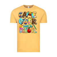 Vintage Mustard game over back to school Vintage Tee - AdoDesignShop
