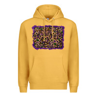 Mustard mardi gras leopard background Premium Hoodie - RanaPortraitStore