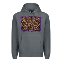 Rock mardi gras leopard background Premium Hoodie - RanaPortraitStore