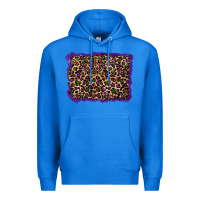 True Royal mardi gras leopard background Premium Hoodie - RanaPortraitStore