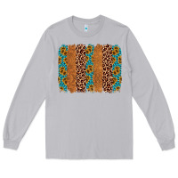 Moon Dust leopard gemstone brushstroke Long Sleeve Tee - AdoDesignShop