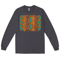 Smoke leopard gemstone brushstroke Long Sleeve Tee - AdoDesignShop