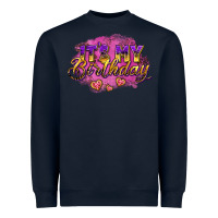 Navy it's my birthday Heavyweight Sweatshirt - AdoDesignShop