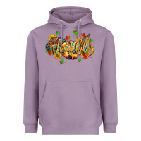Lavender thankful pumpkins Heavyweight Hoodie - MaliasSmallBusiness