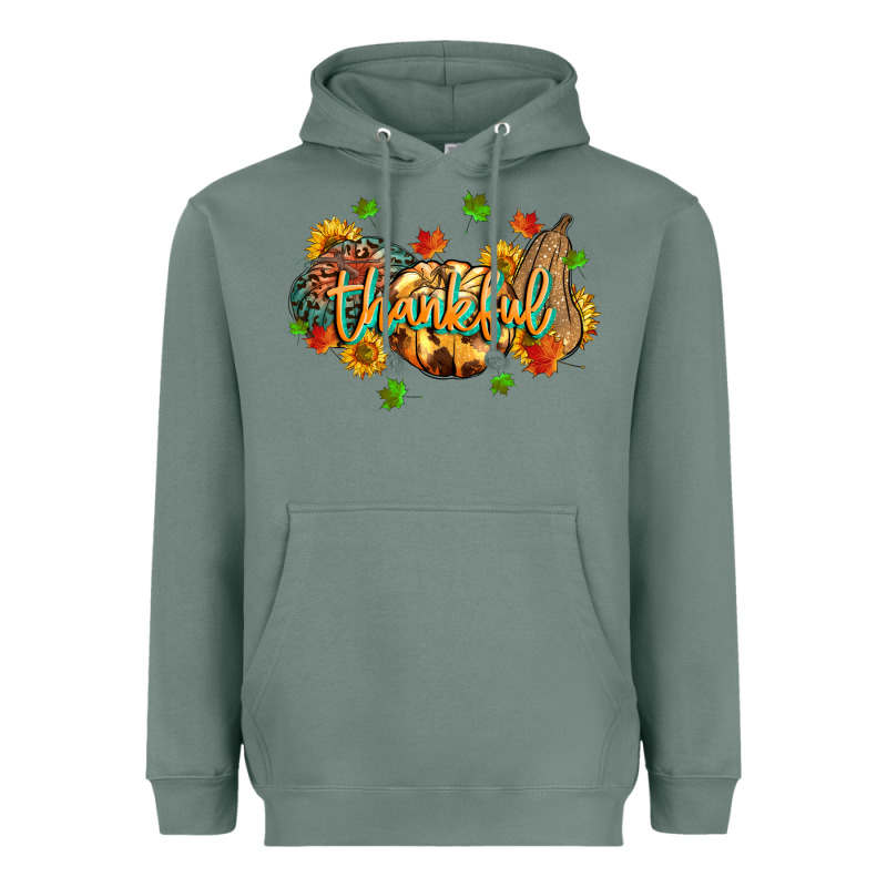Thankful Pumpkins Heavyweight Hoodie by MaliasSmallBusiness | Teevron