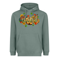 Sage thankful pumpkins Heavyweight Hoodie - MaliasSmallBusiness