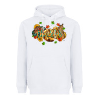 White thankful pumpkins Heavyweight Hoodie - MaliasSmallBusiness