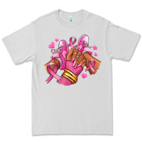 Dove Grey Breast Cancer afro girl sneakers Premium Tee - RanaPortraitStore