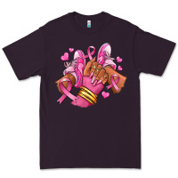 Plum Breast Cancer afro girl sneakers Premium Tee - RanaPortraitStore