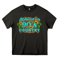Asphalt raised 90's country cactus sunflower's Heavy Core Tee - Artiststas