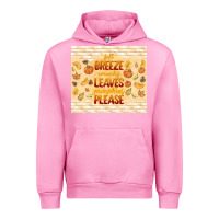 Fuchsia Pink fall breeze crunchy leaves Urban Hoodie - TumblerDesignByShophia