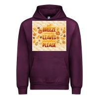 Mauve Wine fall breeze crunchy leaves Urban Hoodie - TumblerDesignByShophia